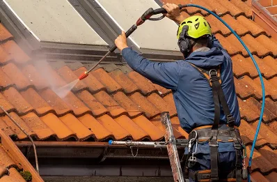 Démoussage et hydrofuge de toiture à Chaillevois